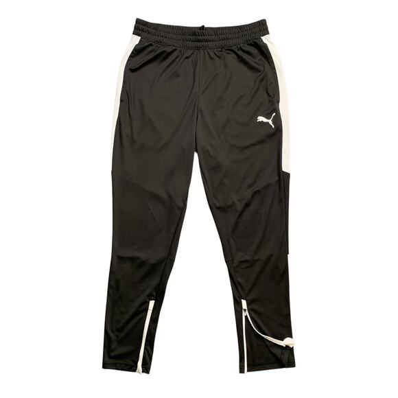 Puma Pants Men M Medium Black Training Favorite Blaster DryCell Tight Fit Soccer - Picture 1 of 15